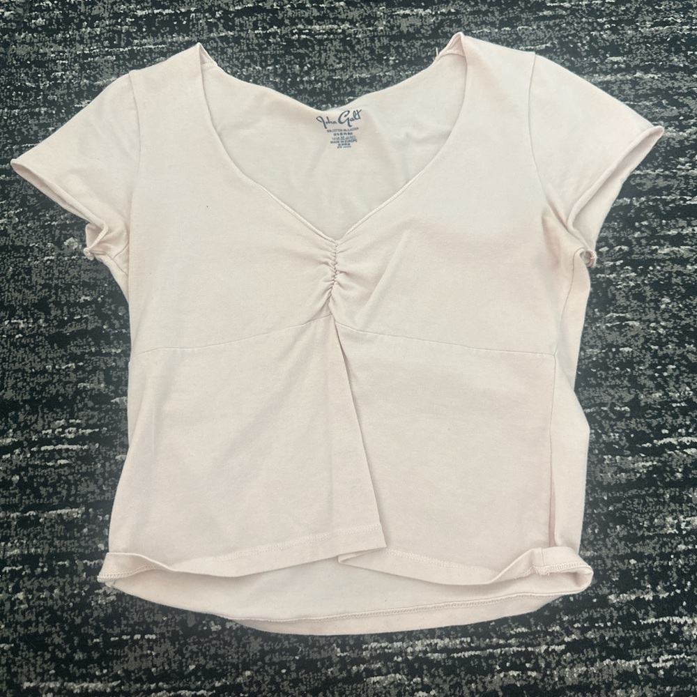 John Galt Gina light pink top
